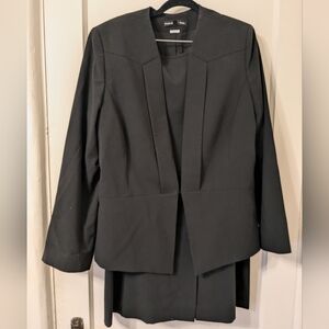 Preston & York black suit with long skirt